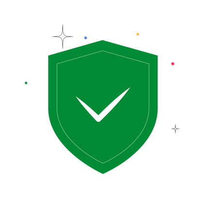 Security Shield Illustration with Checkmark