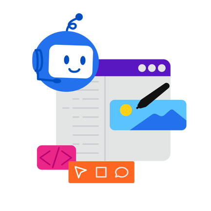 Creating a Website With a Bot Assistant
