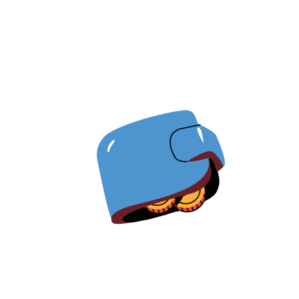 Animated Digital Currency Wallet