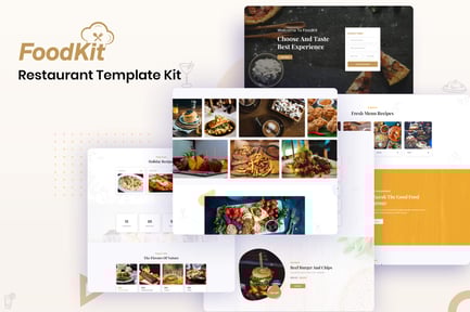 Preview: FoodKit - Restaurant Template Kit