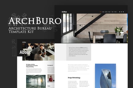 Preview: ArchBuro - Architecture Bureau Template Kit