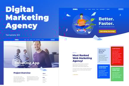 Preview: DMA - Digital Marketing Agency Template Kit