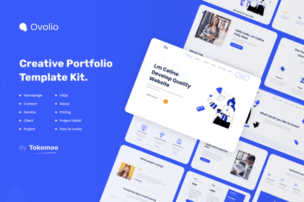 Preview: Ovolio - Creative Agency Elementor Pro Template Kit
