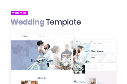 Preview: Lovedy – Wedding Template Kit