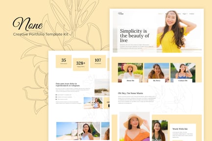 Preview: None - Stylish Fashion Elementor Template Kit