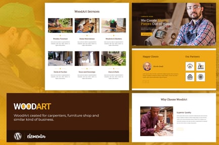 Vorschau: WoodArt — Handwerker-Schablonenset