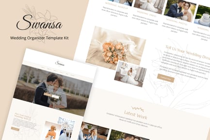 Preview: Swansa - Wedding Elementor Template Kit