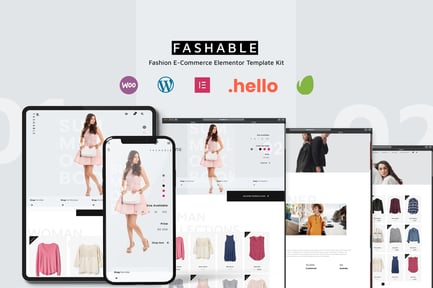 Preview: Fashable - Stylist eCommerce Elementor Template Kit