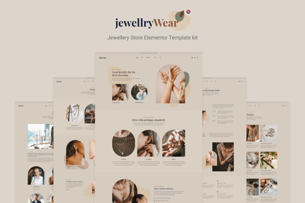 Preview: JewellryWear - eCommerce Elementor Template kit