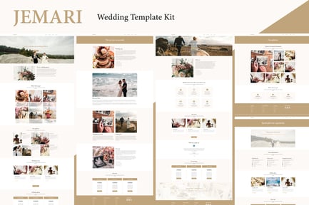 Preview: Jemari - Wedding Elementor Template Kit