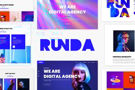 Preview: Runda - Creative Agency Elementor Template Kit
