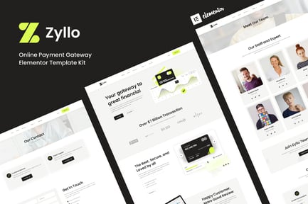 Preview: Zyllo - Online Payment Gateway Elementor Template Kit