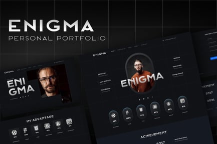 Preview: Enigma - Personal Portfolio Elementor Template Kit