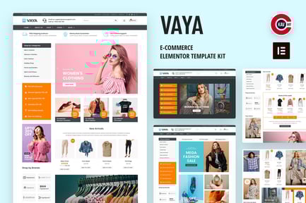 Preview: Vaya - E-commerce Elementor Template Kit