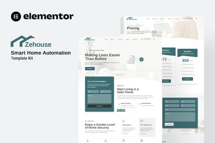 Preview: Zehouse - Smarthome Automation Elementor Template Kit