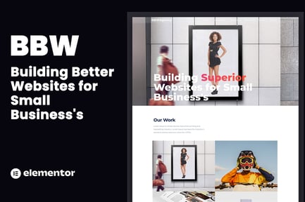 Preview: BBW - Web Design Agency Elementor Template Kit