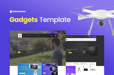 Preview: Bzzz – Gadgets eCommerce Elementor Template Kit