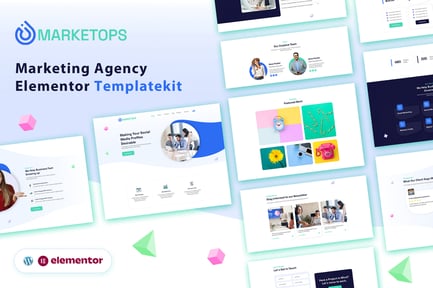 Preview: MARKETOPS | Marketing Elementor Template Kit