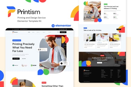 Preview: Printism - Printing and Design Service Elementor Template Kit