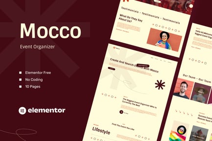 Preview: Moocoo - Event Organizer Elementor Template Kit