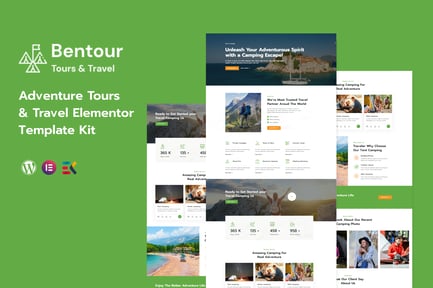 Preview: Bentour - Travel & Tour Booking Elementor Template Kit