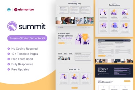 Preview: Summit - Business and Startup Template Kit