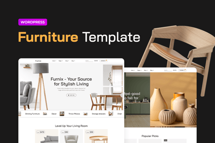Preview: Furnix – eCommerce Store Elementor Pro Template Kit