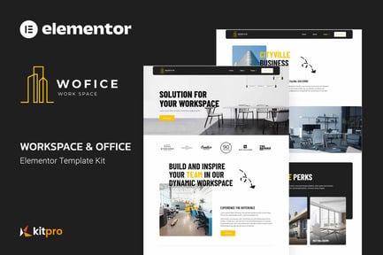 Preview: Wofice - Workspace & Office Elementor Template Kit