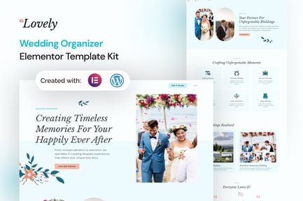 Preview: Lovely - Wedding Organizer Elementor Template Kit