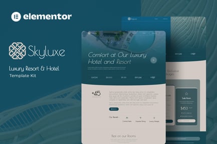 Preview: Skyluxe - Luxury Resort & Hotel Elementor Template Kit
