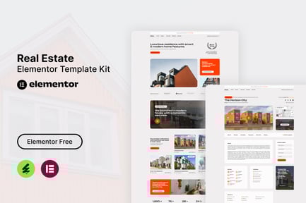 Preview: Cloe - Real Estate Elementor Template Kit
