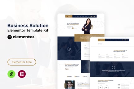 Preview: Clutch - Business Solution Elementor Template Kit