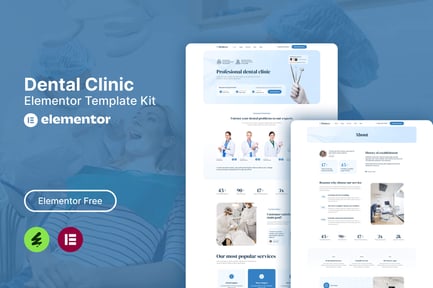 Preview: Dentcys - Dental Clinic Elementor Template Kit