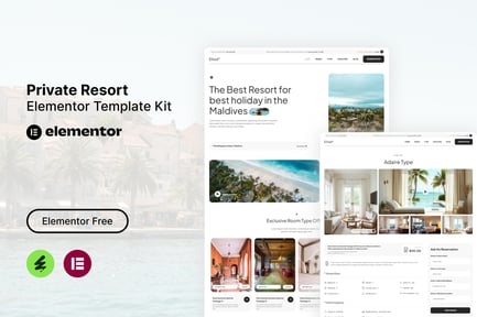 Preview: Elliad - Private Resort Elementor Template Kit