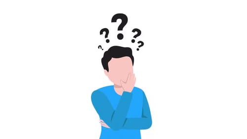 Confused People Thinking Animation