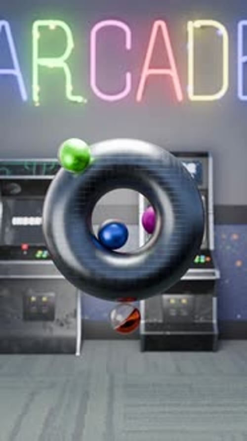 3D Loop Satisfying Spheres Animation