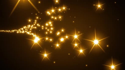 Glowing Starry Sky Galaxy Fluorescent Golden