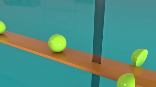 Satisfying Video of Slice Ball