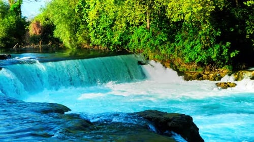 Mini Waterfall And Sparkling Water