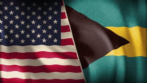 Usa And Bahamas Background Loop