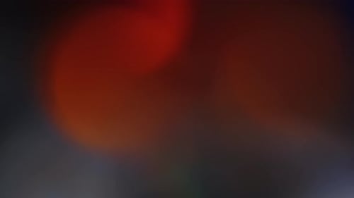 Multicolored Light Leaks Footage on Black Background Stylizing Video Transitions Bokeh Effect