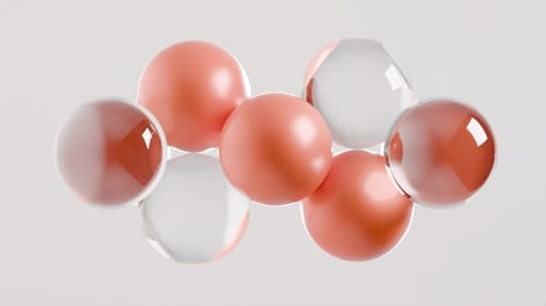 3D Loop Satisfying Rotating Glass Spheres