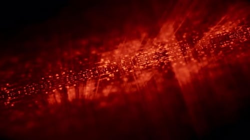 Abstract Digital Motion Background for VR and Sci-Fi Tech Concepts 06