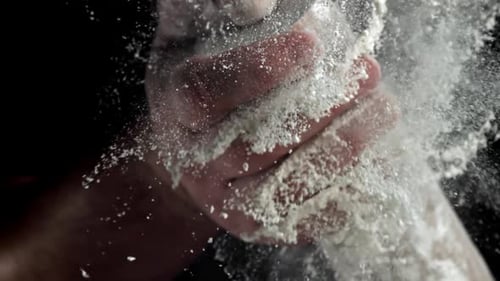 Super Slow Motion Flour