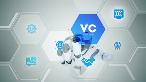 VC Venture Capital touchscreen animation