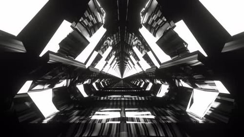 Monochrome Triangles Tunnel Loop