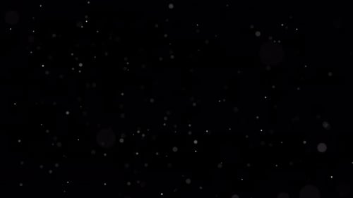 Bucle con efecto bokeh de partículas de polvo en Alpha Channel 4K.