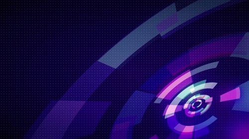 Abstract hi-tech HUD display