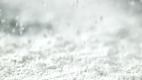 Super Slow Motion Flour