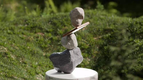 3D Loop Satisfying Rocks Balance